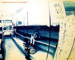 Oil "Shock"on canvas (洗剤はお一人様一つ限り)