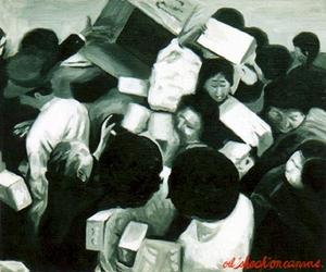 Oil "Shock"on canvas (Standard)